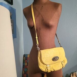 Mulberry Hayden Yellow Crossbody Bag